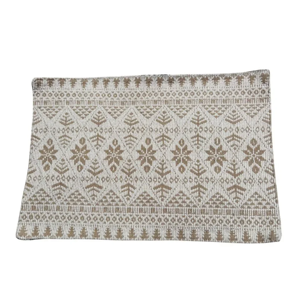 Winter Wonderland Deer Placemats Set of 6 Cabincore Kitchen Outdoor Mancave